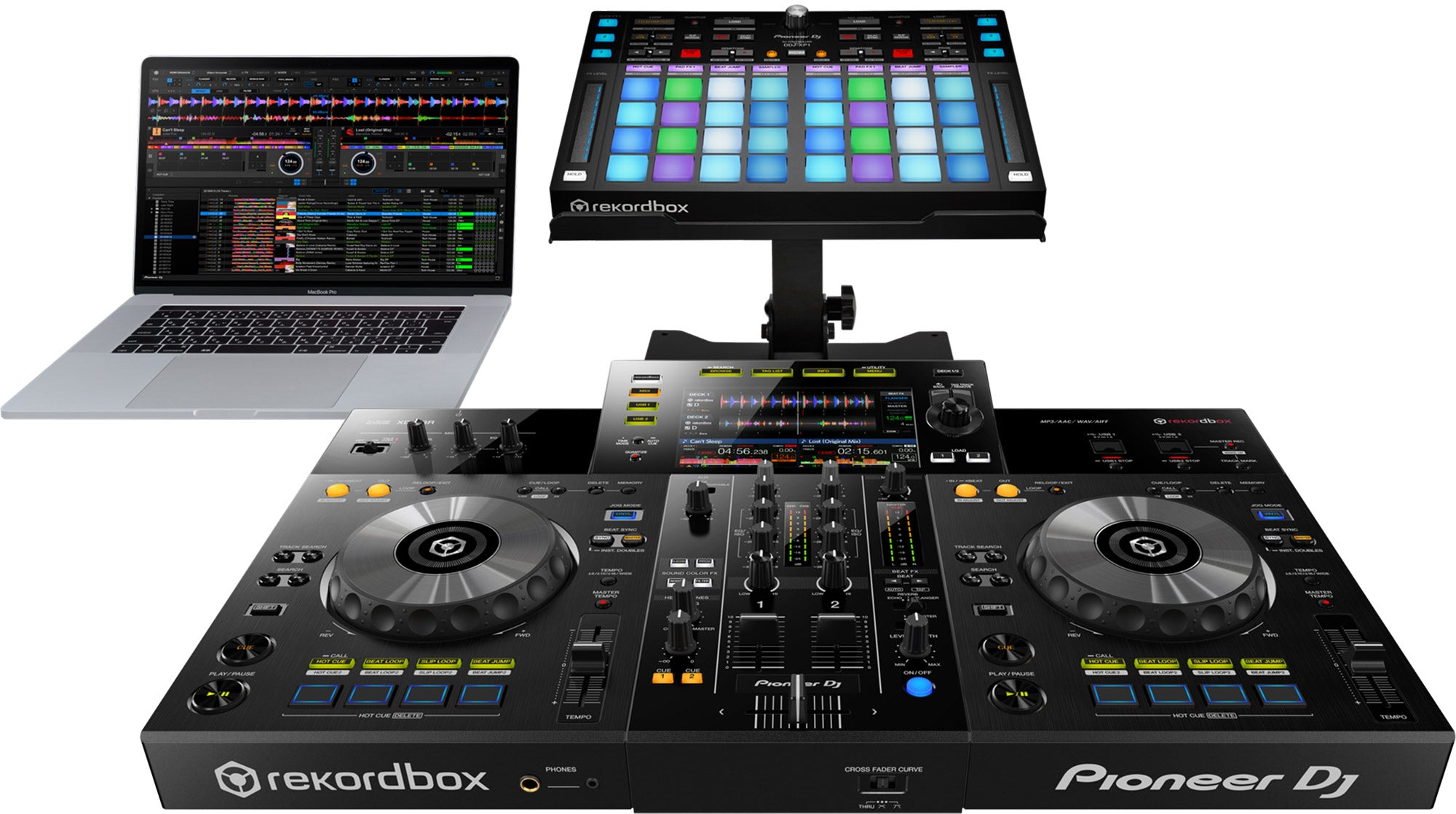 Pioneer XDJ-RR 2-Channel All-in-One DJ System - Black w/ Case