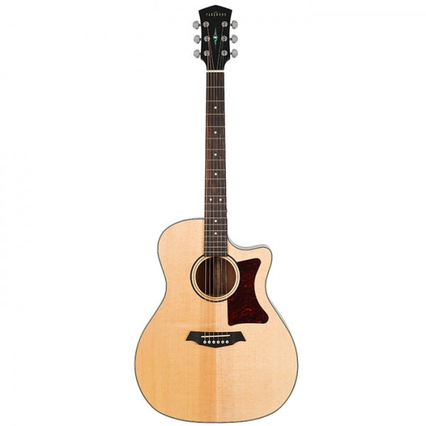 Parkwood GA28GT Grand Auditorium Cutaway Semi Acoustic Guitar - Natural