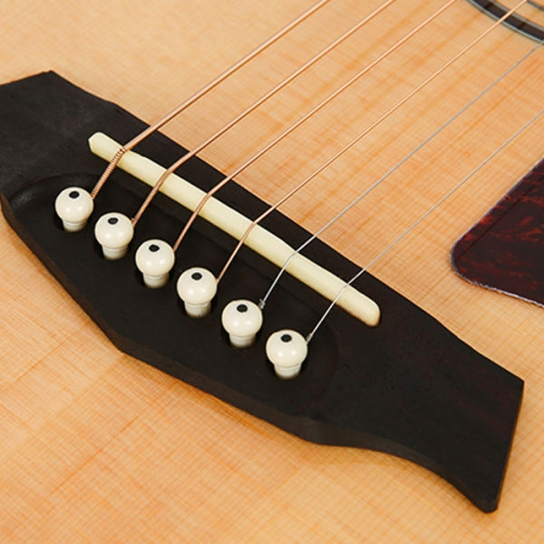 Parkwood GA28GT Grand Auditorium Cutaway Semi Acoustic Guitar - Natural