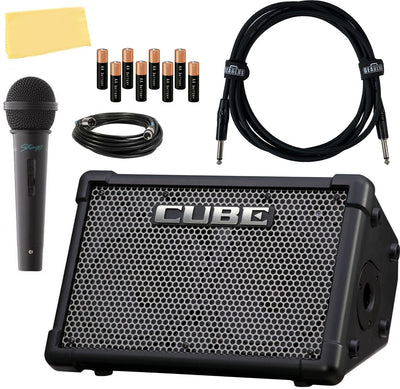 Roland Cube Street EX 4-Channel 50-Watt Battery-Powered Amplifier w/ Microphone