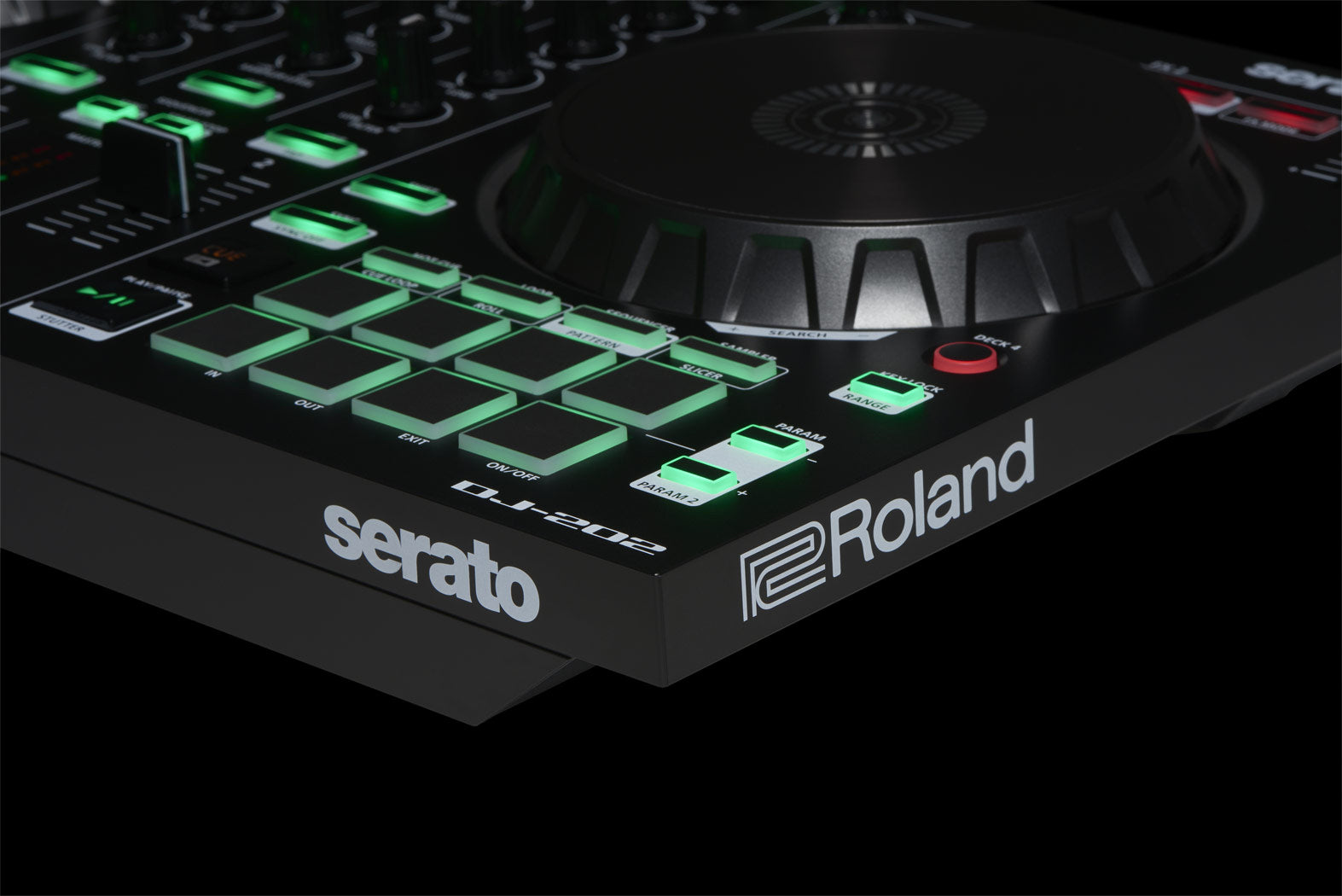 Roland DJ-202 DJ Controller w/ Stand