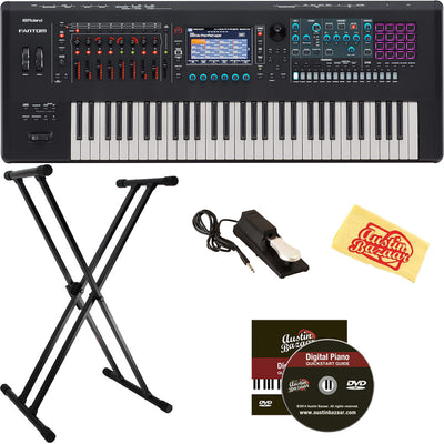 Roland Fantom-06 Synthesizer Keyboard w/ Adjustable Stand