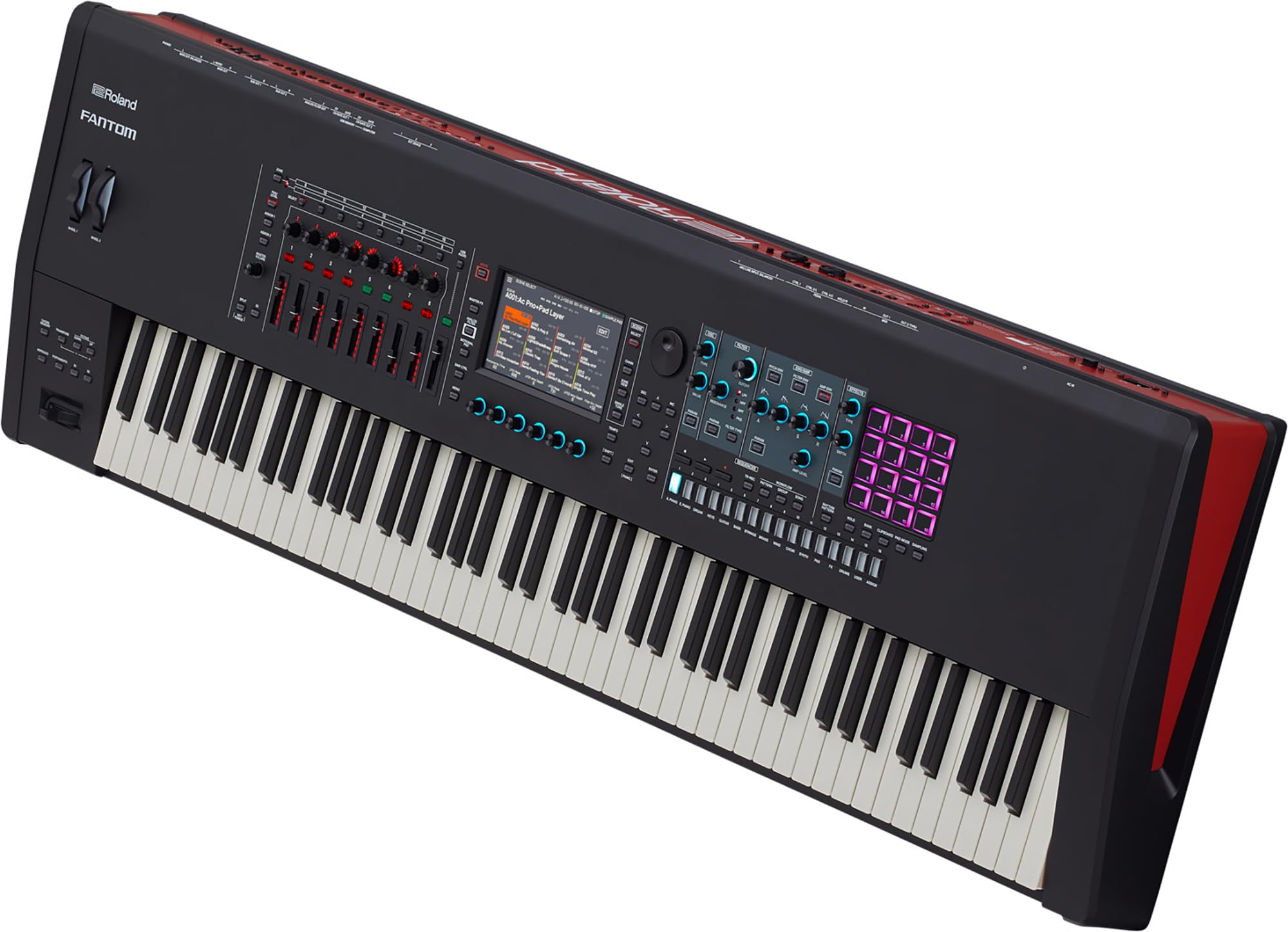 Roland Fantom-08 Synthesizer Keyboard w/ Adjustable Stand
