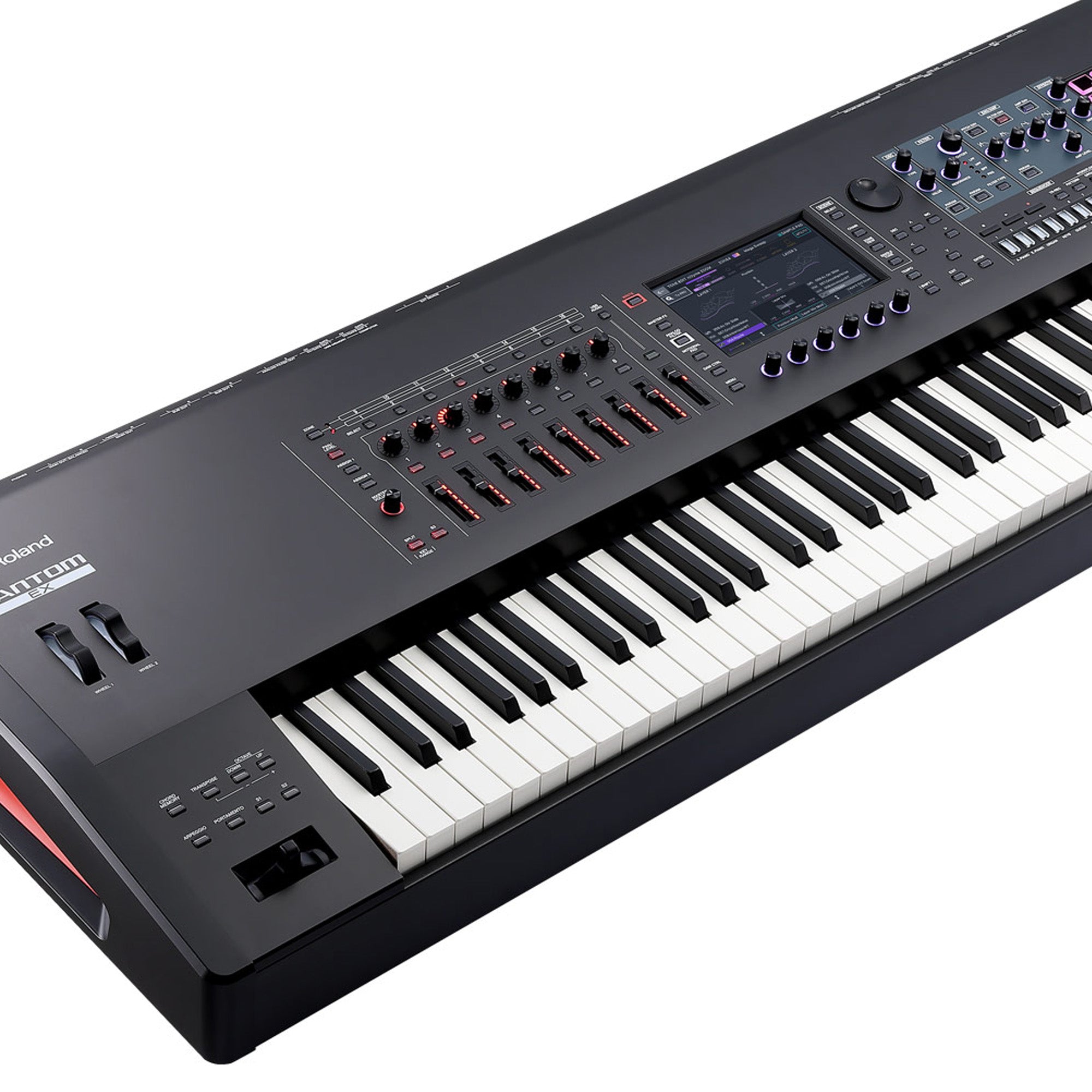 Roland Fantom 8 EX 88-Key Workstation Keyboard Synthesizer w/ Sustain Pedal