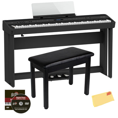 Roland FP-90X 88-Key Digital Piano - Black w/ Adjustable Stand