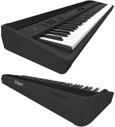 Roland FP-90X 88-Key Digital Piano - Black w/ Roland KSC-90 Stand
