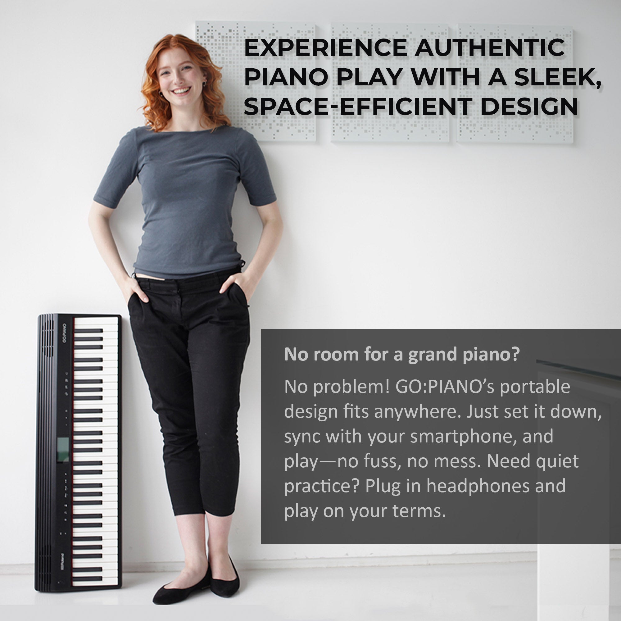 Roland GO:PIANO 61-Key Digital Piano w/ Adjustable Stand