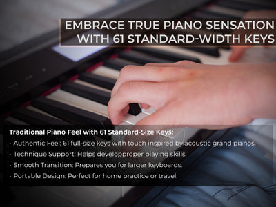 Roland GO:PIANO 61-Key Digital Piano w/ Adjustable Stand