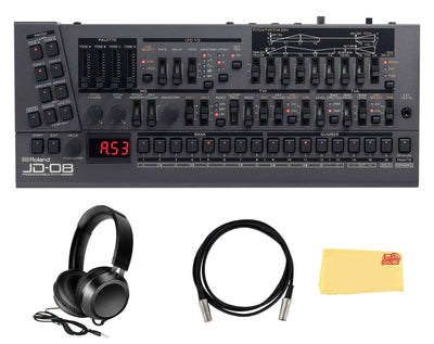 Roland JD-08 Sound Module Programmable Synthesizer w/ MIDI Cable