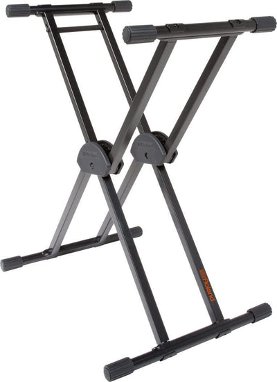 Roland KS-20X Spring-Loaded Double-Braced Keyboard Stand - Black