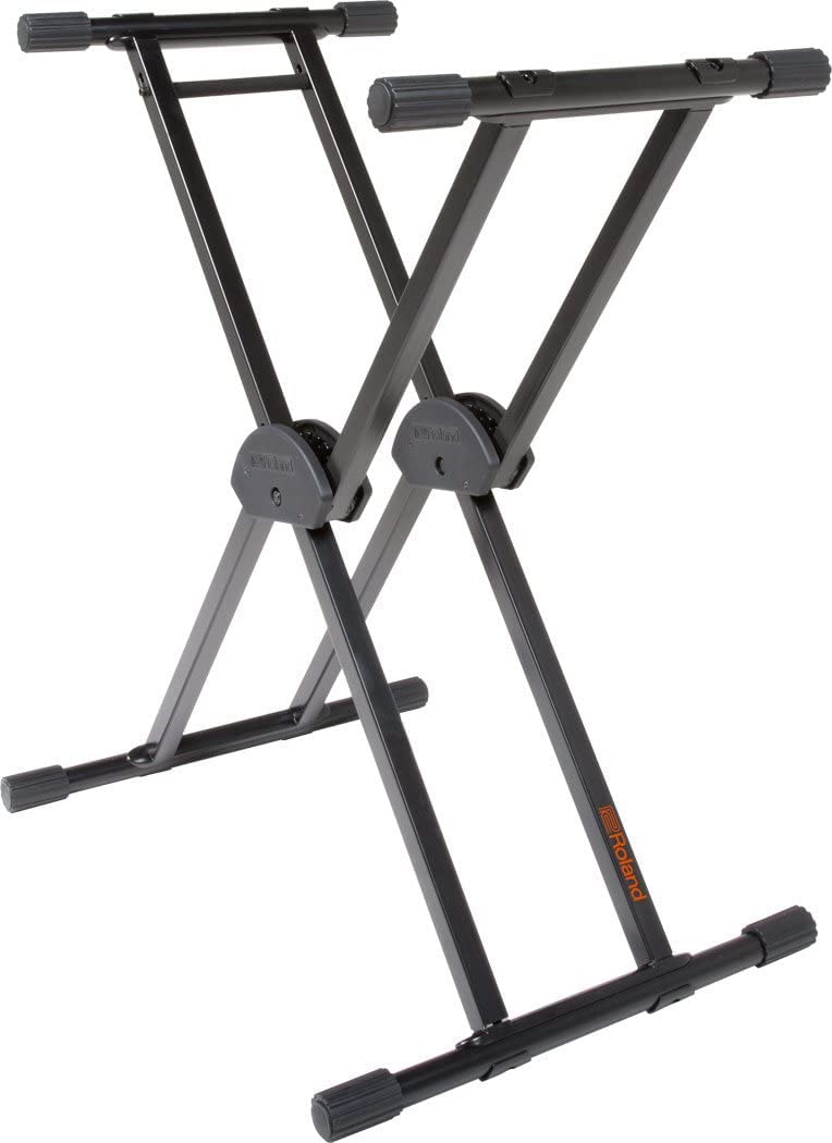 Roland KS-20X Spring-Loaded Double-Braced Keyboard Stand - Black