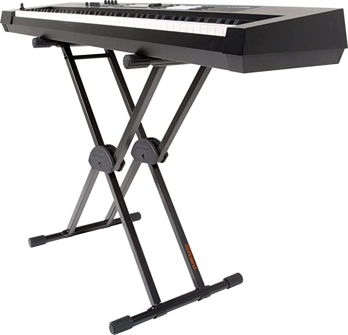 Roland KS-20X Spring-Loaded Double-Braced Keyboard Stand - Black
