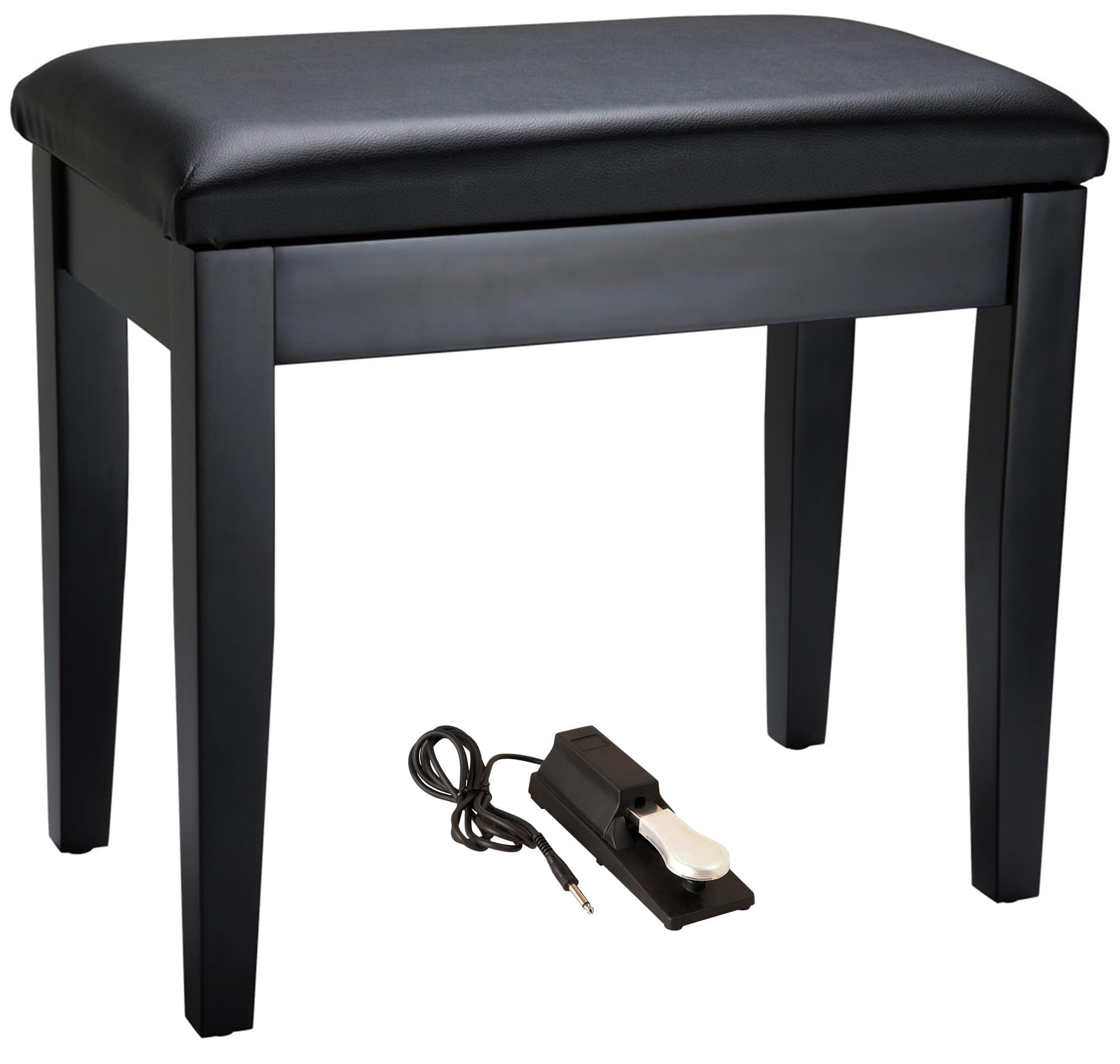 Roland PB1-BK Piano Bench with Storage Compartment w/ Sustain Pedal