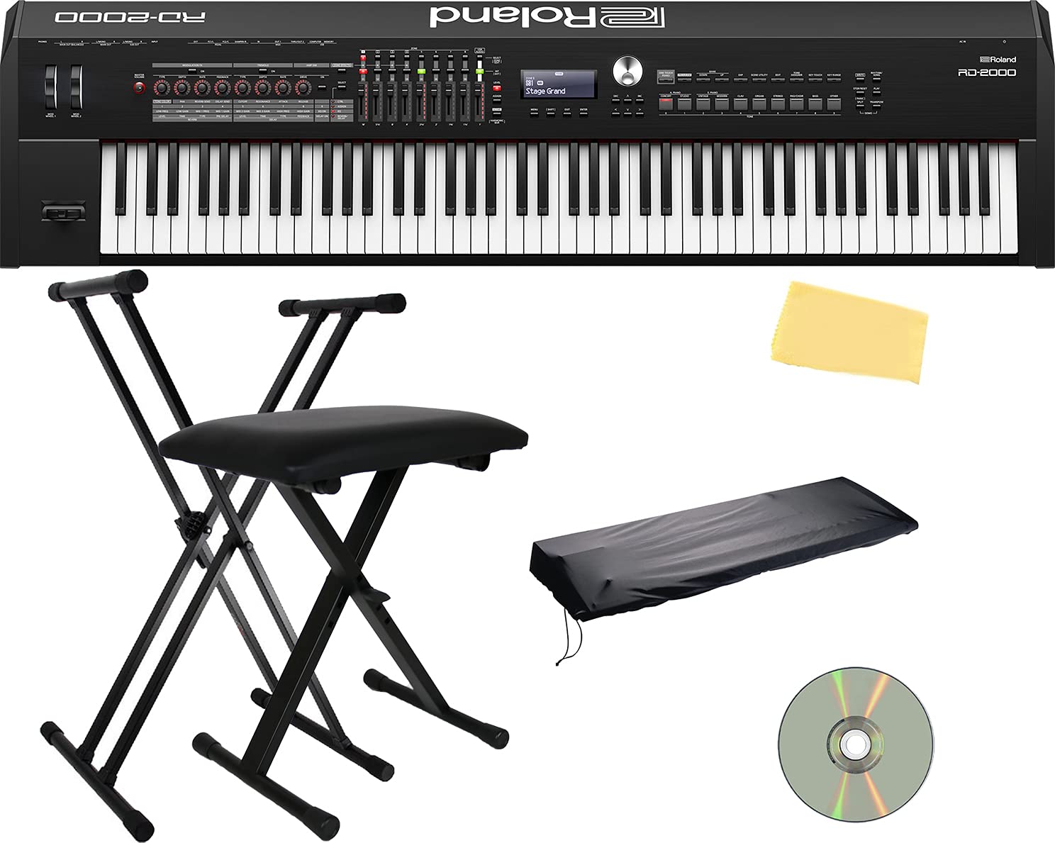 Roland RD-2000 Stage Piano w/ Adjustable Stand