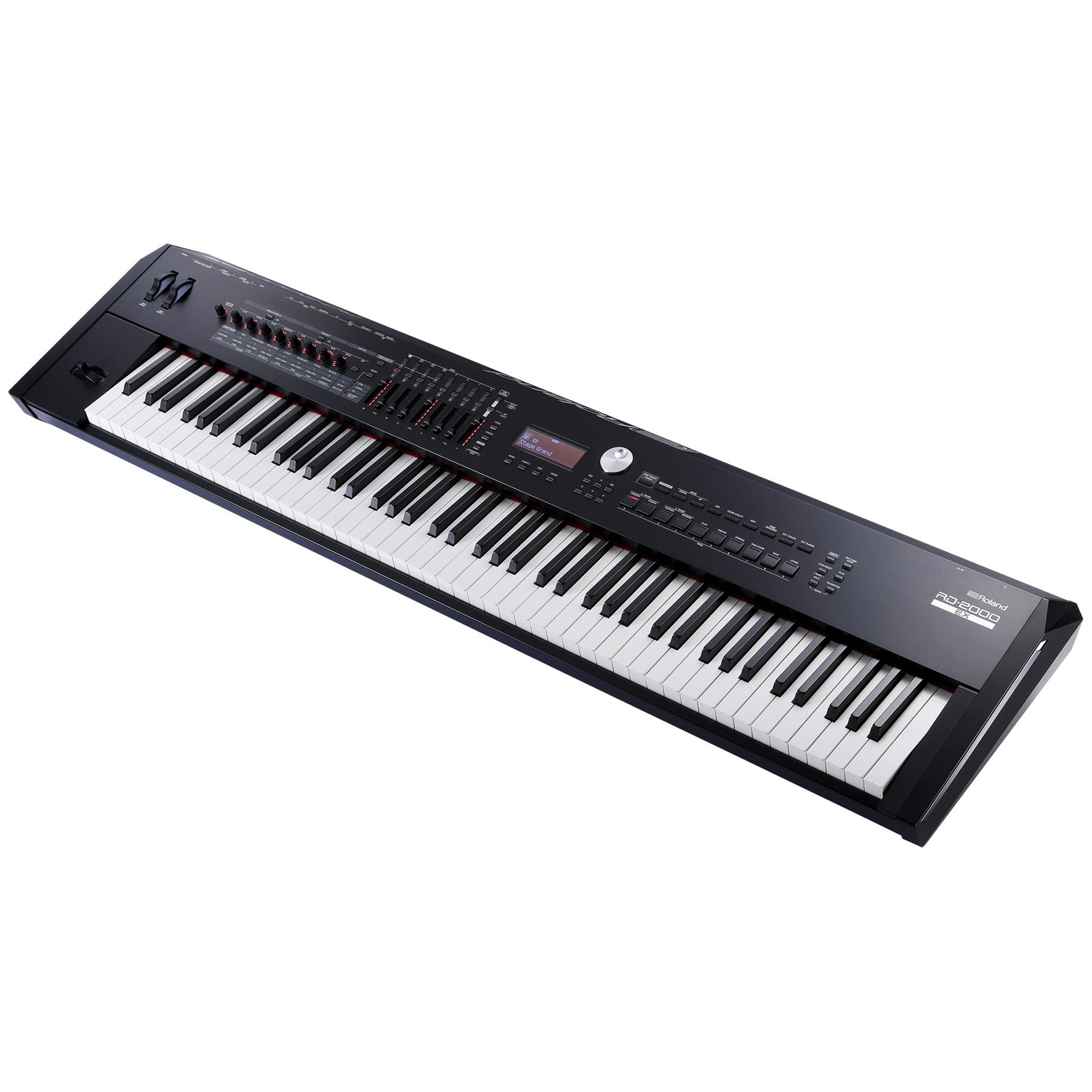 Roland RD-2000 EX 88-Key Stage Piano - Black w/ Adjustable Stand