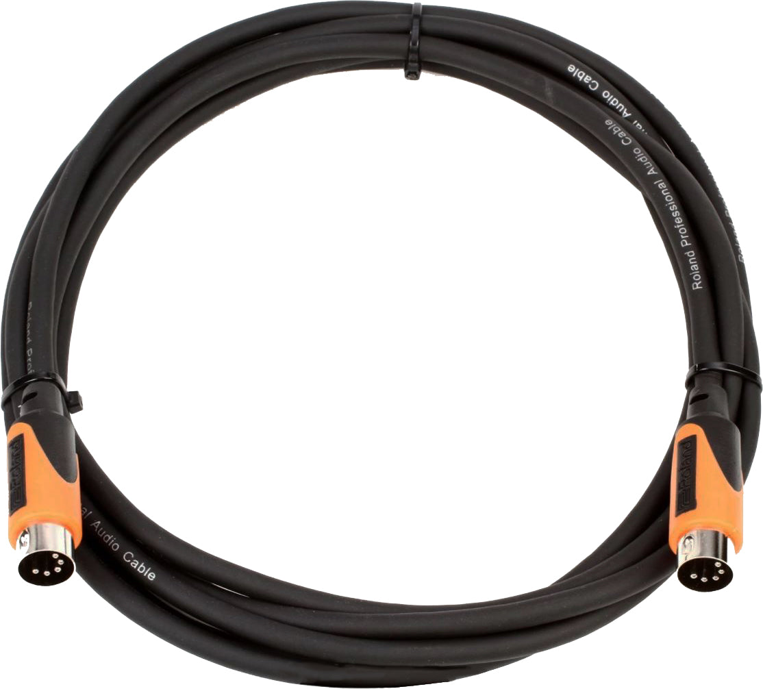 Roland RMIDI-B10 MIDI Cable - 10 Foot, Black Series