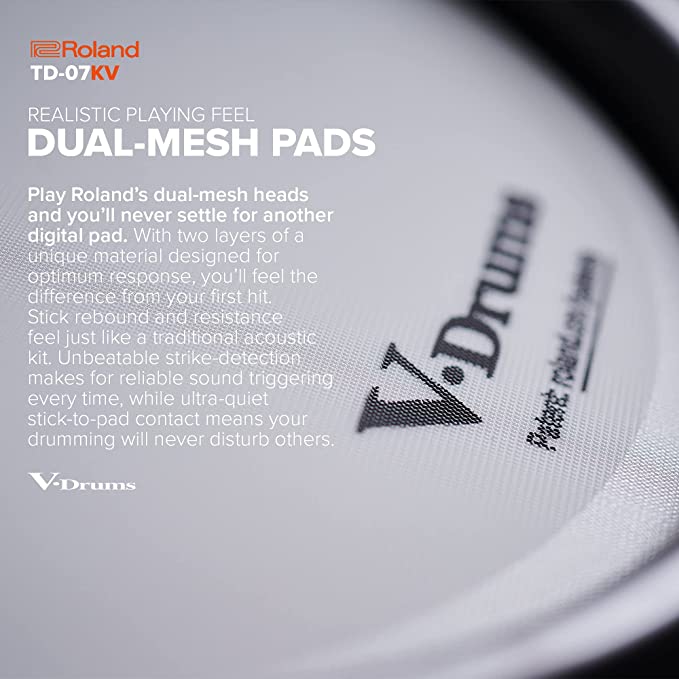 Roland TD-07KV V-Drums All-Mesh Electronic Drum Set
