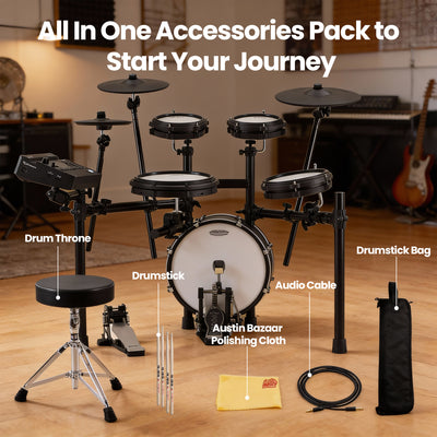 Roland TD313 V-Drums Electronic Drum Kit w/ Drum Throne