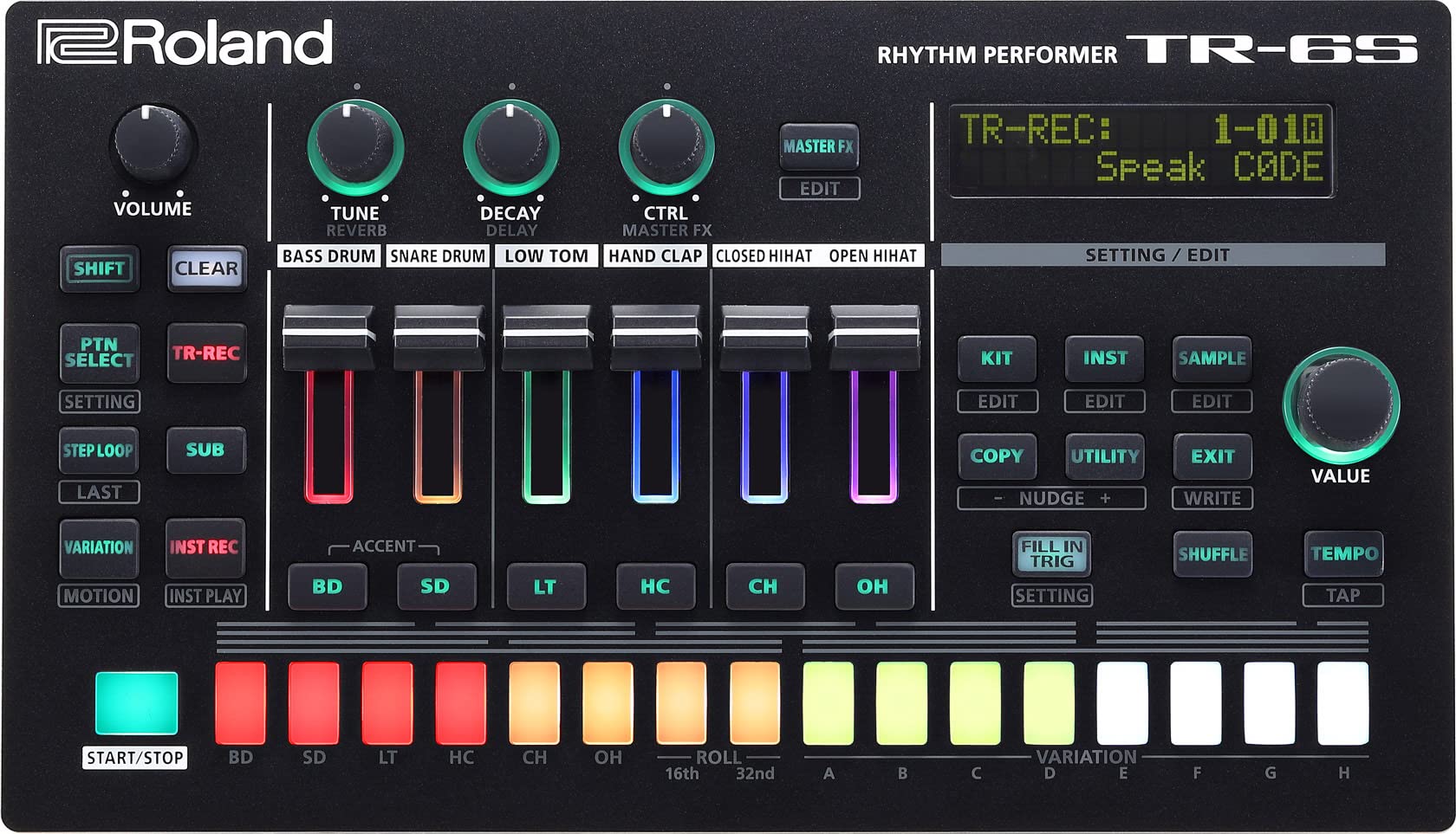 Roland TR-6S Rhythm Performer Compact Drum Machine