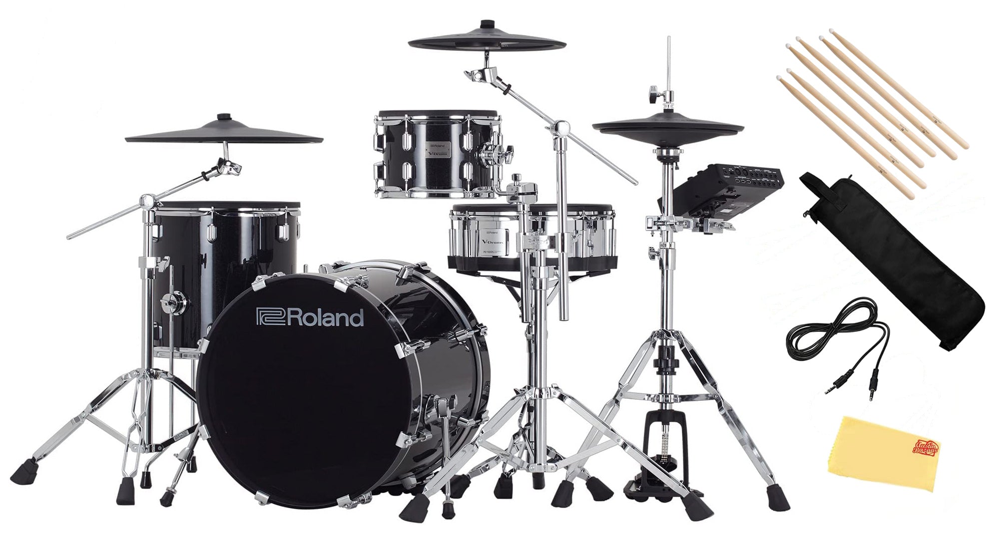 Roland VAD-504 V-Drums Acoustic Design Drum Kit w/ Drumstick Bag