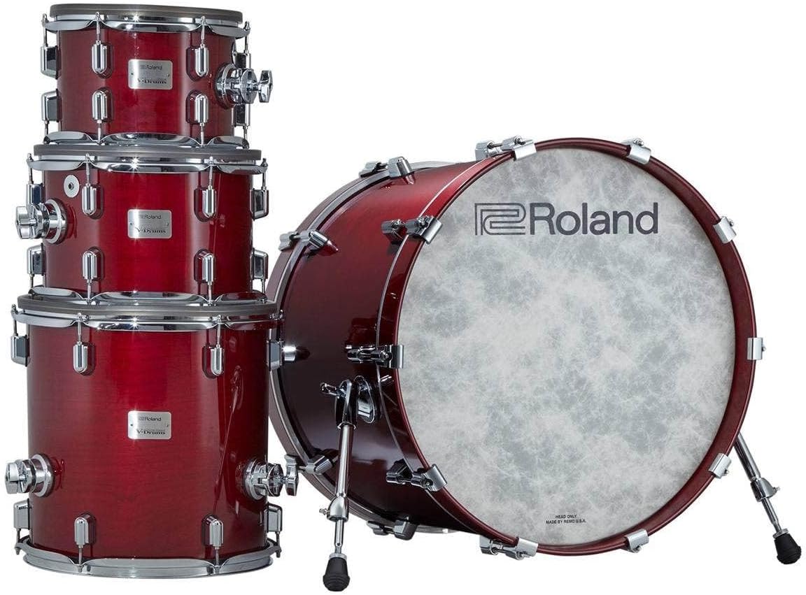 Roland VAD706GC V-Drums Acoustic Design Electronic Drum Set - Gloss Cherry