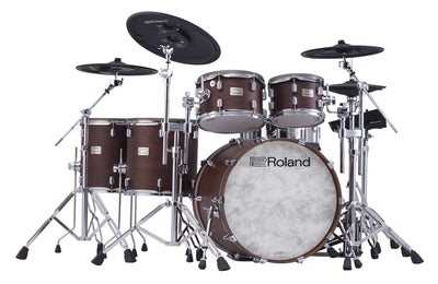 Roland VAD716 V-Drums Acoustic Design Electronic Drum Set - Satin Walnut w/ Drumstick Bag