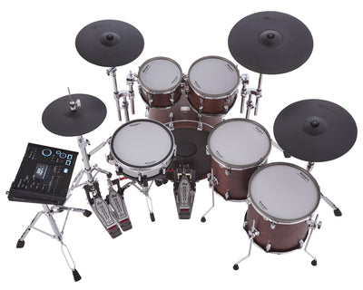 Roland VAD716 V-Drums Acoustic Design Electronic Drum Set - Satin Walnut w/ Drum Throne