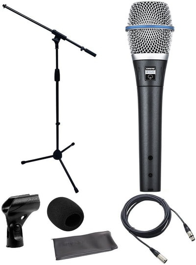 Shure Beta 87A Supercardioid Condenser Microphone w/ Stand