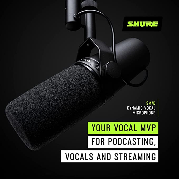 Shure SM7B Vocal Dynamic Microphone