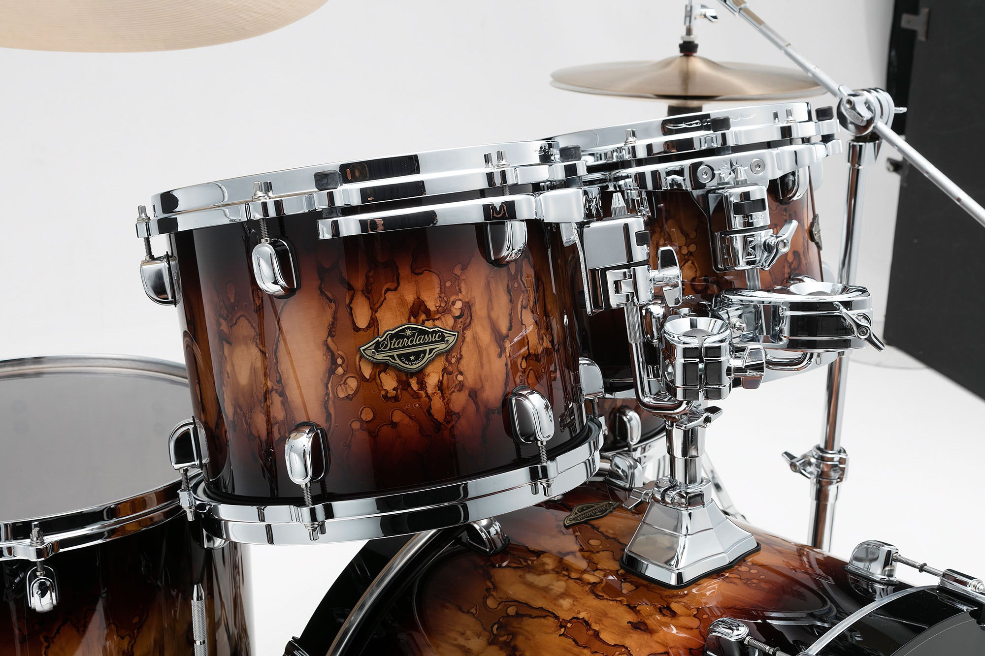 Tama WBS52LS Starclassic Walnut/Birch 5-Piece Drum Kit - Molten Brown Burst