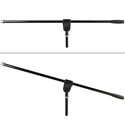 Ultimate Support MC-40B Pro Short Microphone Boom Stand - 2 Pack w/ XLR Cables