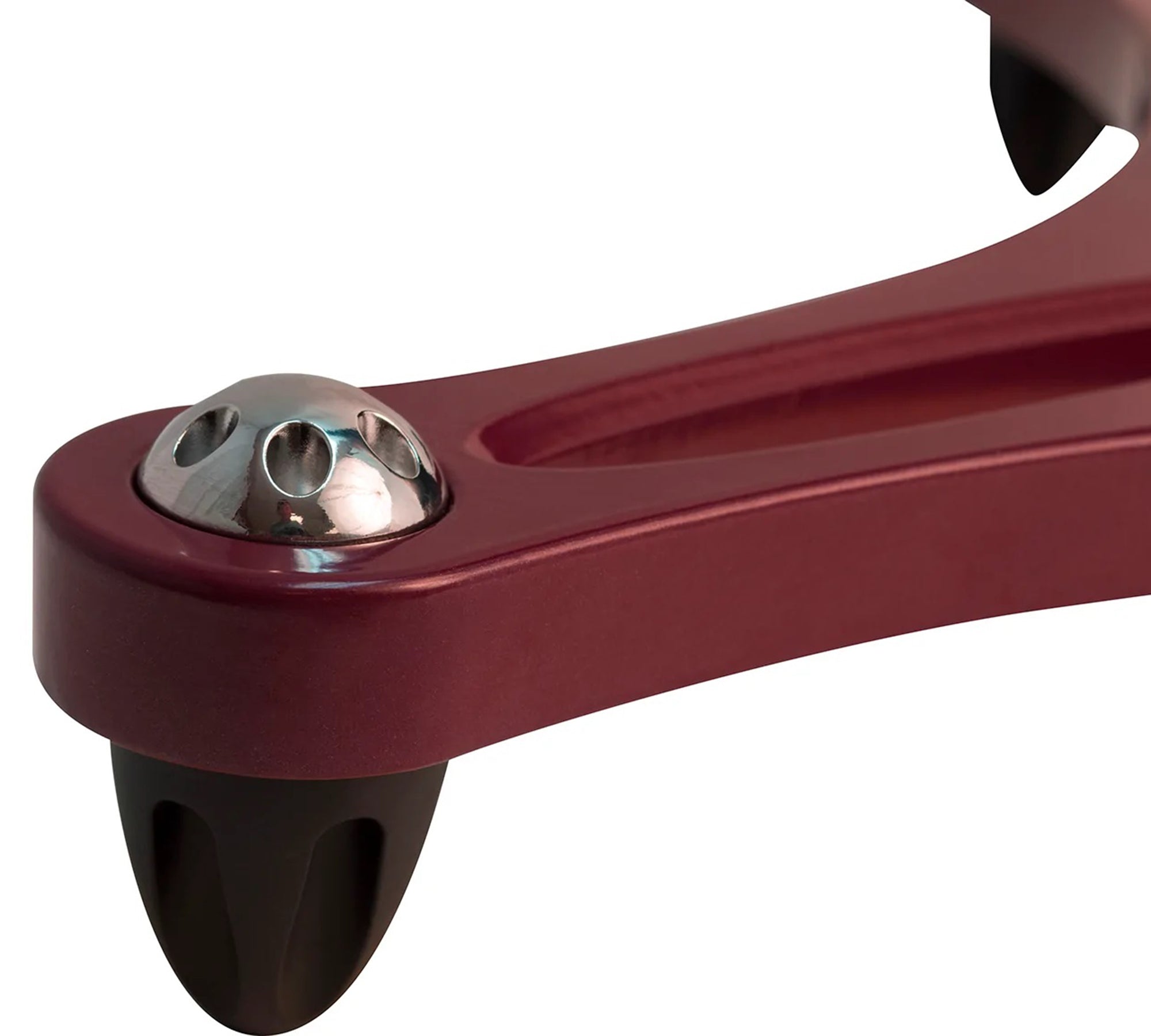 Ultimate Support MS-100R Studio Monitor Stand Pair - Red w/ Speaker Cables