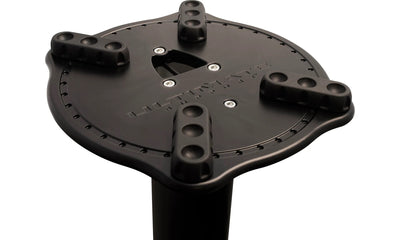 Ultimate Support MS-90/36B 36-Inch Studio Monitor Stand - Black w/ Speaker Cables