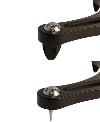 Ultimate Support MS-90/36B 36-Inch Studio Monitor Stand - Black w/ Speaker Cables