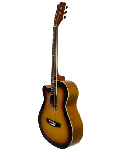 Vault EA20 Left-Handed 40-Inch Acoustic Guitar - Sunburst