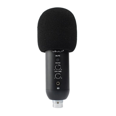 Vault EM-200N Condenser Microphone with Tabletop Tripod Stand