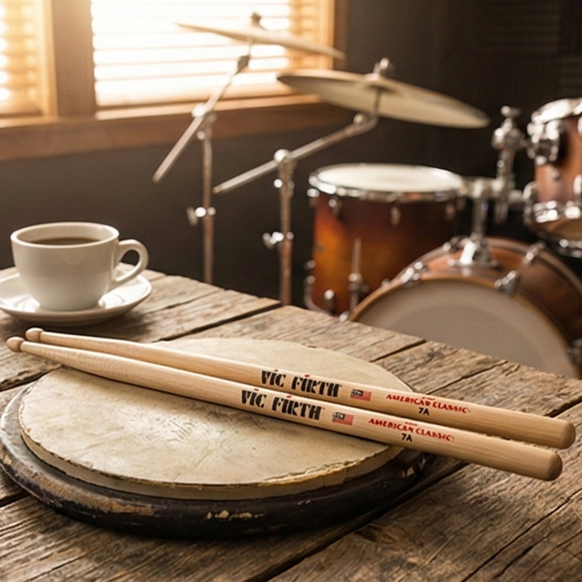 Vic Firth American Classic 7A Drumsticks - 12 Pairs