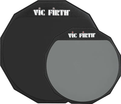 Vic Firth PAD12D 12" Double-Sided Practice Pad w/ 6" Practice Pad