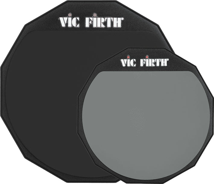 Vic Firth PAD12D 12" Double-Sided Practice Pad w/ 6" Practice Pad