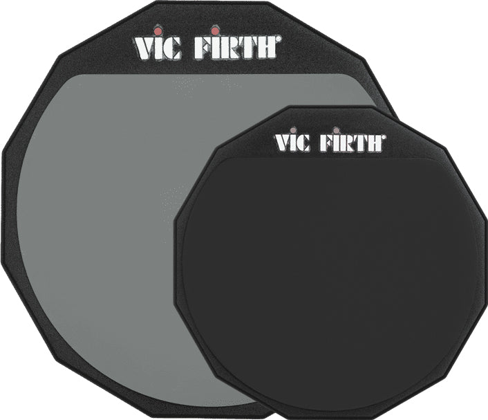 Vic Firth PAD12D 12" Double-Sided Practice Pad w/ 6" Practice Pad
