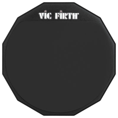 Vic Firth PAD12D 12" Double-Sided Practice Pad w/ Drumsticks