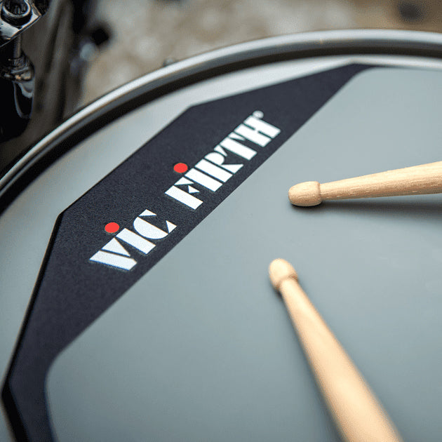 Vic Firth PAD6D 6" Double-Sided Practice Pad w/ Drumstick Bag