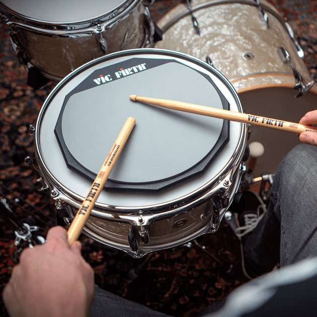 Vic Firth PAD6D 6" Double-Sided Practice Pad w/ Drumstick Bag
