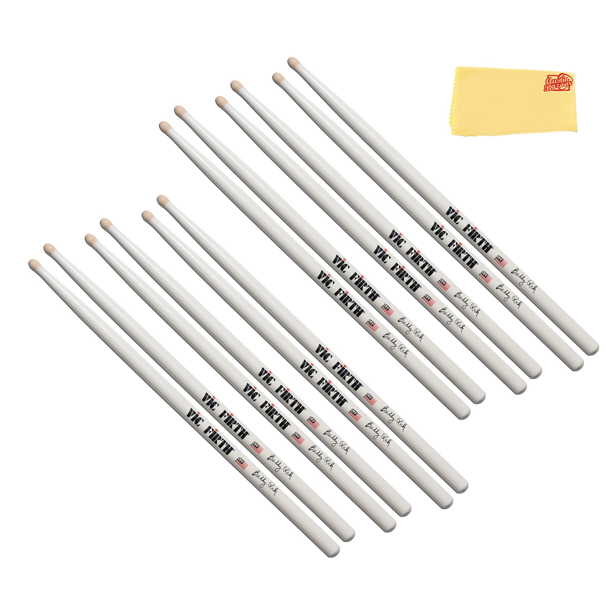 Vic Firth SBR Signature Series Buddy Rich Drumsticks - 6 Pack