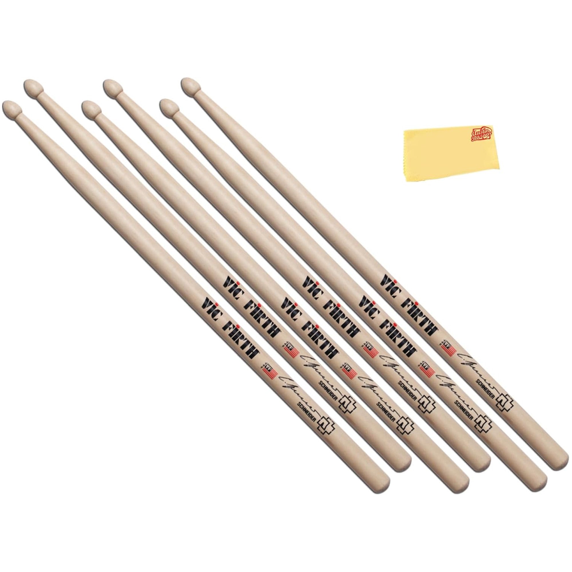 Vic Firth SCS Signature Series Christoph Schneider Drumsticks - 3 Pack