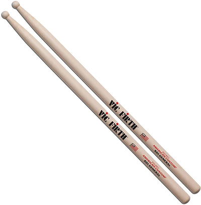 Vic Firth American Custom SD1 General Drumsticks - 3 Pack w/ Polishing Cloth