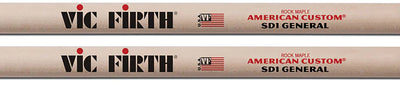 Vic Firth American Custom SD1 General Drumsticks - 6 Pack w/ Polishing Cloth