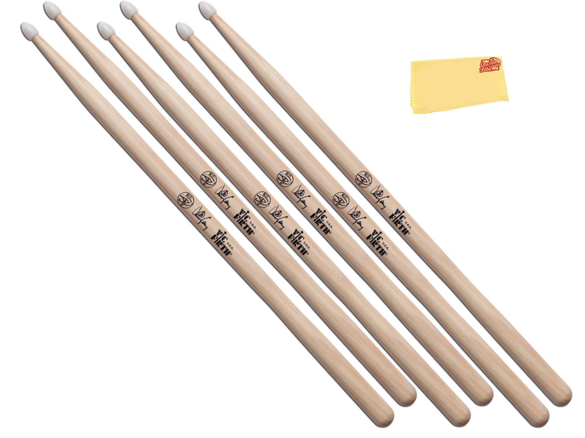 Vic Firth SDCN Signature Series Danny Carey Nylon Tip Drumsticks - 3 Pack