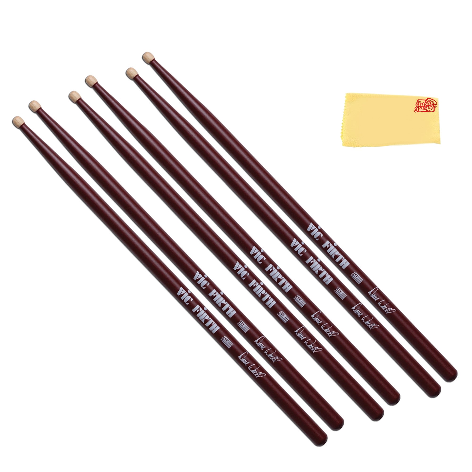 Vic Firth SDW Signature Series Dave Weckl Drumsticks - 3 Pack