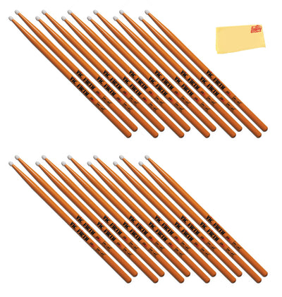 Vic Firth SDW2N Signature Series Dave Weckl Evolution Nylon Tip Drumsticks - 12 Pack